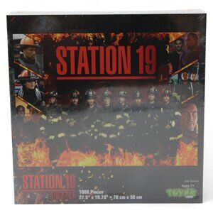 Station 19 1000 Piece Jigsaw Puzzle 27.5" X 19.75" Firefighter Theme Boxed Ages